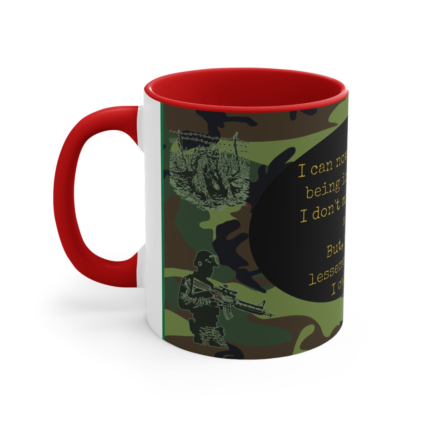 I Miss the Military, Accent Coffee Mug
