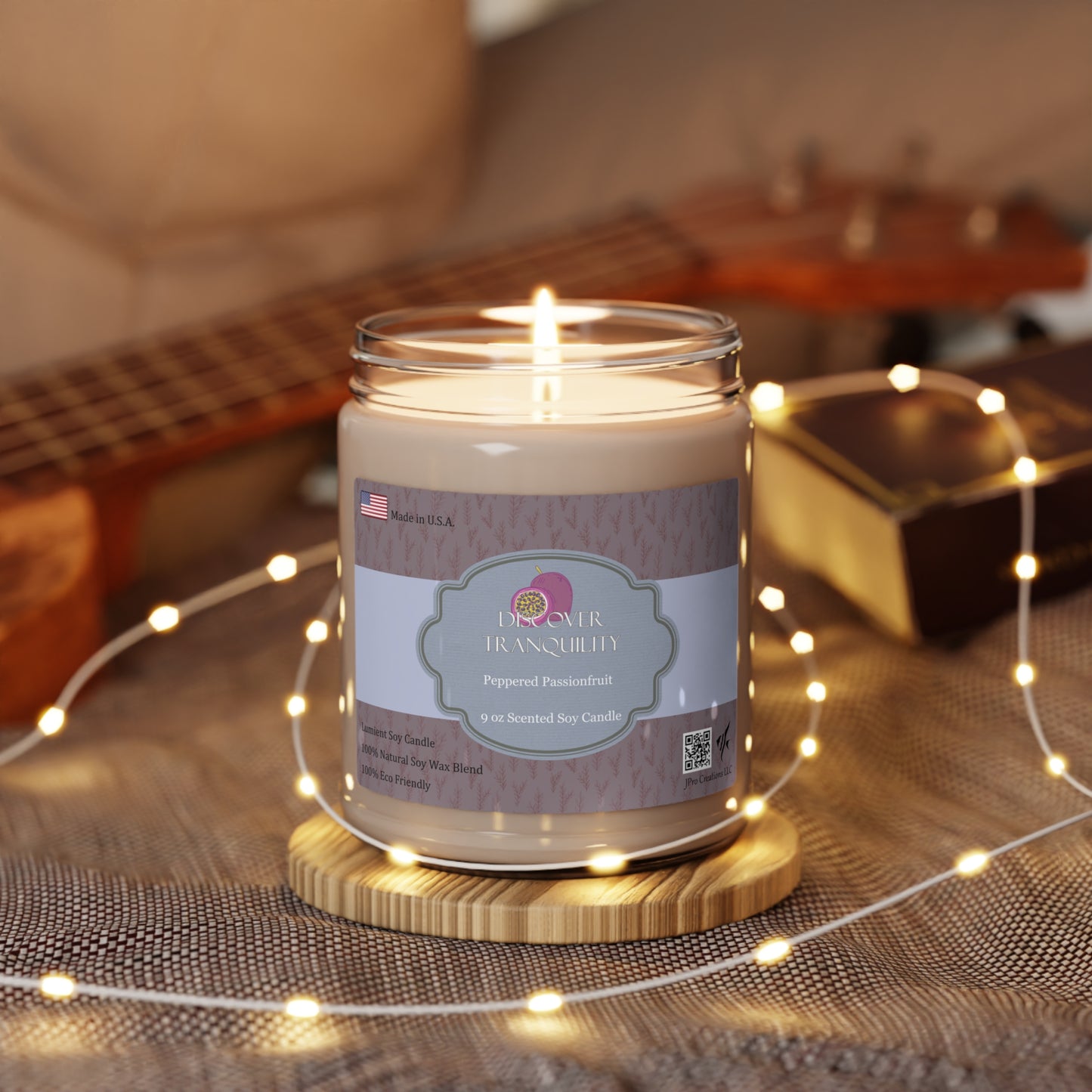 Discover Tranquility Scented Soy Candle, 9oz
