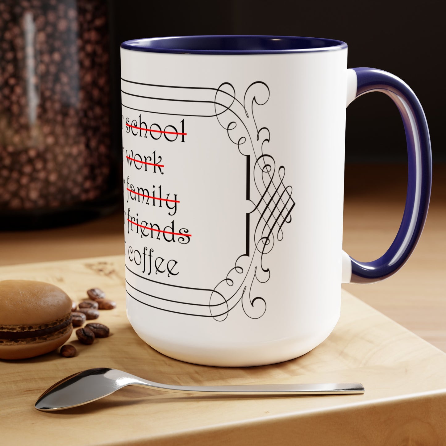 Sarcasm Happens - I live for Coffee, Mug
